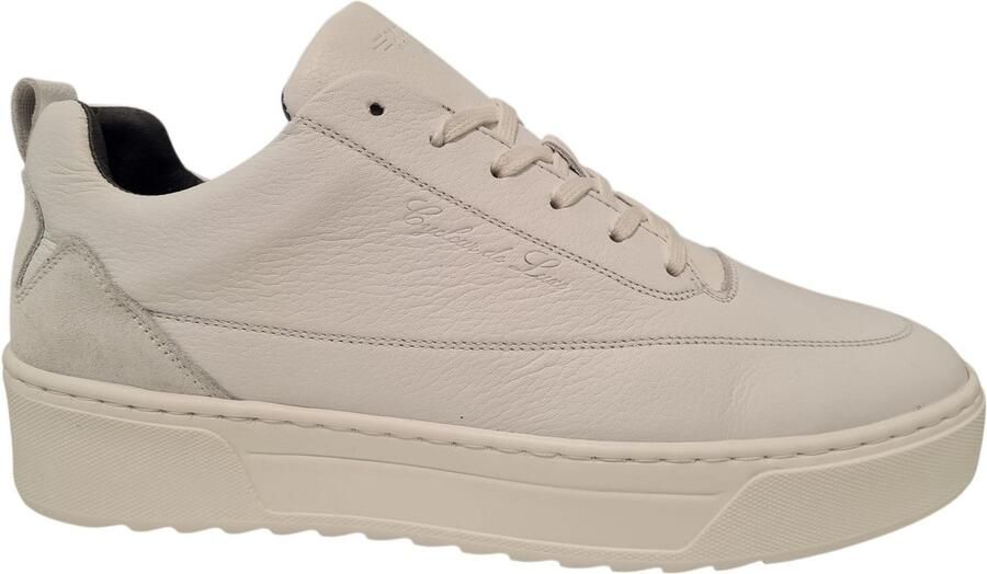 Cycleur De Luxe Witte leren Heren Sneakers Wit
