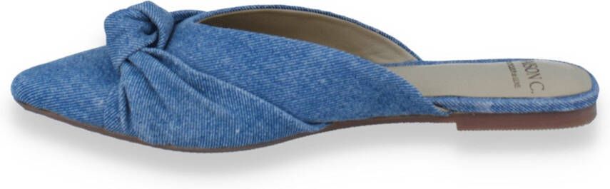 Cycleur De Luxe Dames Slipper Lily Jvams Suede BLAUW