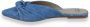 Cycleur De Luxe Dames Slipper Lily Jvams Suede BLAUW - Thumbnail 1
