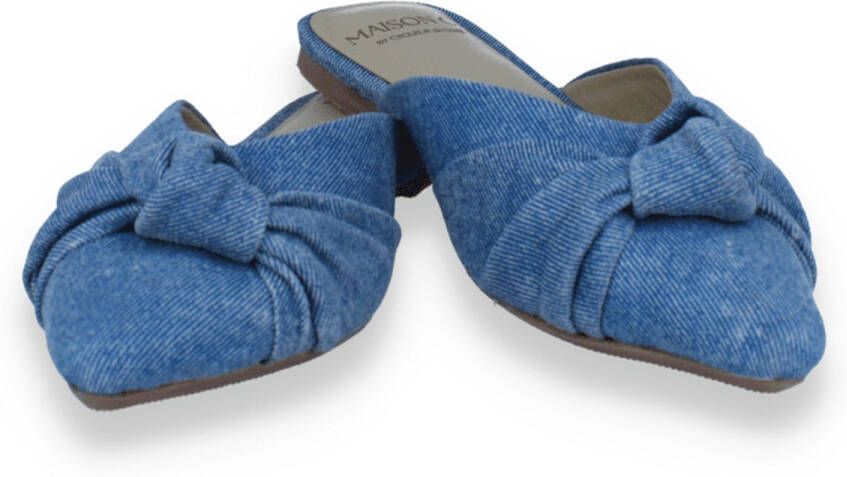 Cycleur De Luxe Dames Slipper Lily Jvams Suede BLAUW
