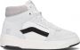 Cycleur De Luxe Frontflip Hoge sneakers Leren Sneaker Jongens Wit - Thumbnail 1