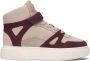 Retro Sneaker bruin Tinten Mur Hoge sneakers Dames Beige - Thumbnail 1