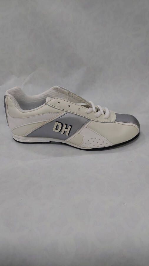 D H Hechter DH Hechter 0137 veterschoenen wit grijs