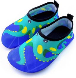 Dailygoods- Badschoenen kinderen Sneldrogende waterschoenen Antislip aquaschoenen Strandschoenen met octop patroon Comfortabel en ade d materiaal Zwemschoenen