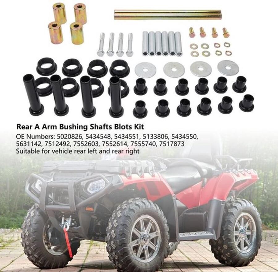 Dailygoods- Busset Achterzijde Vervangingsset voor Polaris ATV