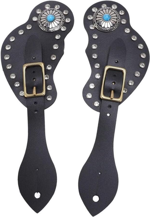 Dailygoods Cow Boots Leren Western Rail Straps Verstelbare