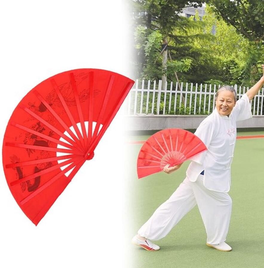 Dailygoods Chinese Dans- en Kung Fu Ventilator van Tai Chi Fan