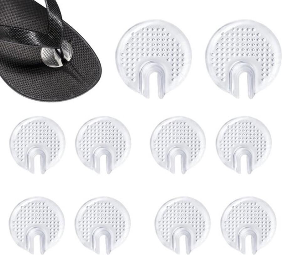 Dailygoods- Flip-Flops Transparant 5 paar zachte antislip flip-flops transparant