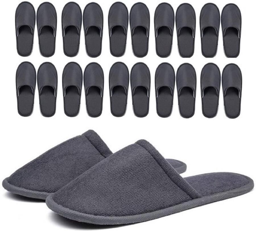 Dailygoods- Hotelslippers Set badslippers 10 stukken hotelsnelheid