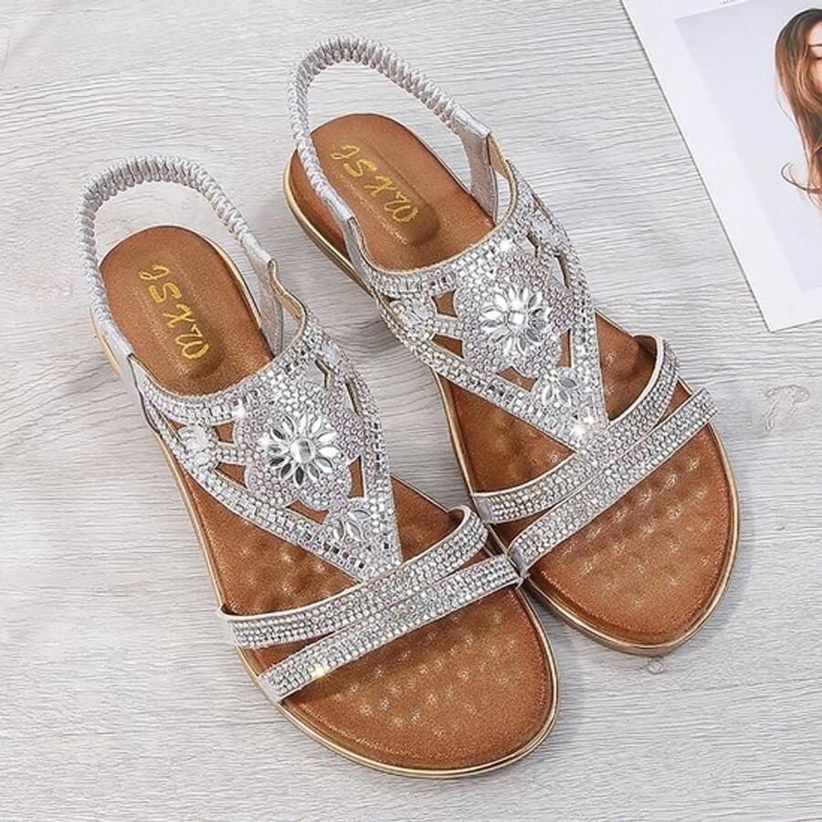 Dailygoods- Sandalen Dames Zomer Dailygoods- Sandalen Dames Zwart Open Teen Platte Zomer Sandalen