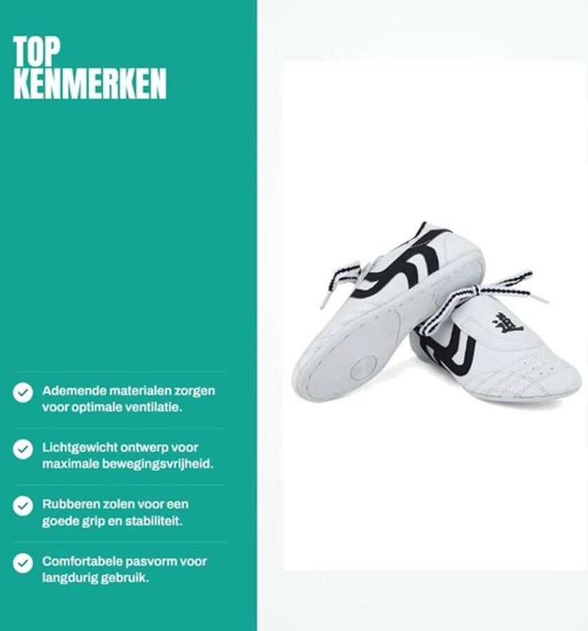Dailygoods- Taekwondo Schoenen Lichtgewicht Antislip Ademend