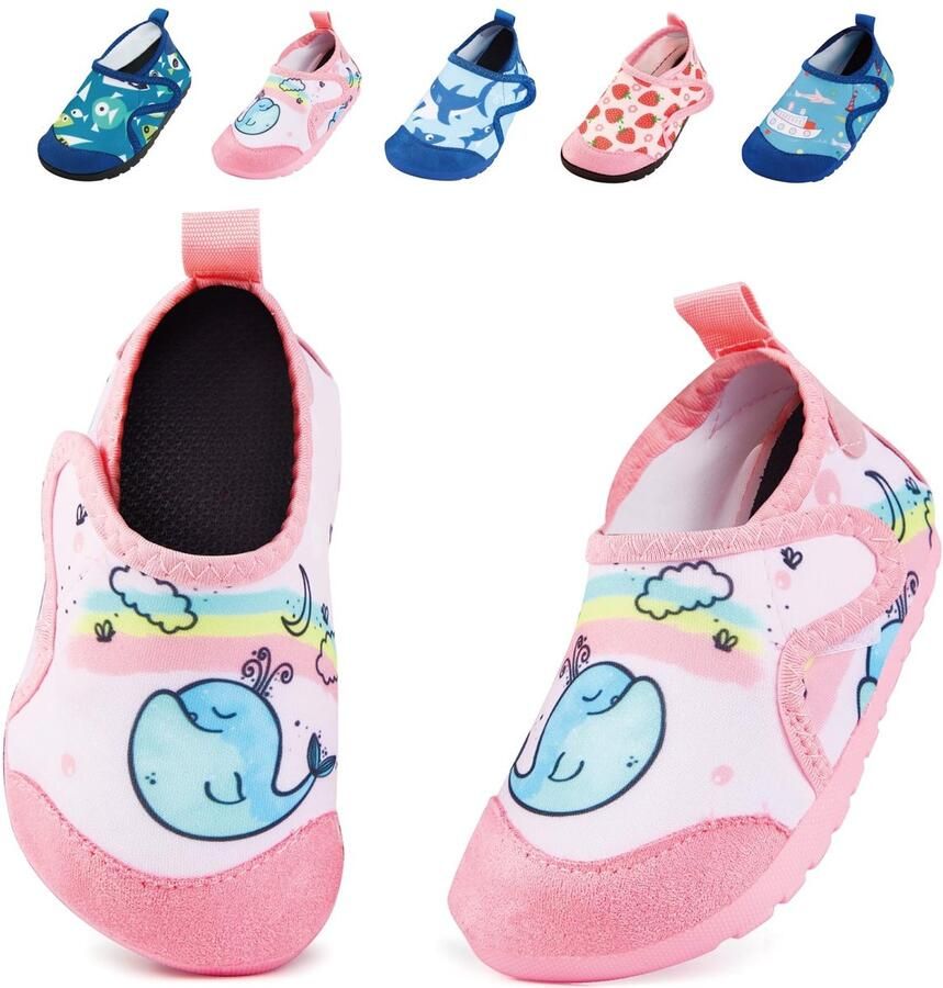 Dailygoods- Waterschoenen Sneldrogend Antislip Aquaschoenen Peuter Kinderen Lichtgewicht Comfort Zwemschoenen