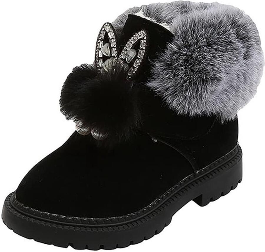 Dailygoods- Winterlaarzen Meisjes Konijnenlaarzen Casual Mode Ronde Neus