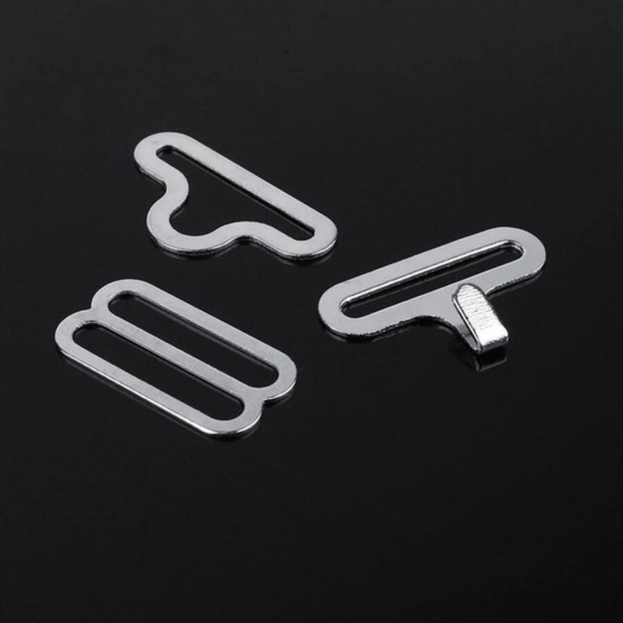 Dailygoody 50 sets vliegenclips Geplateerde vliegengesp