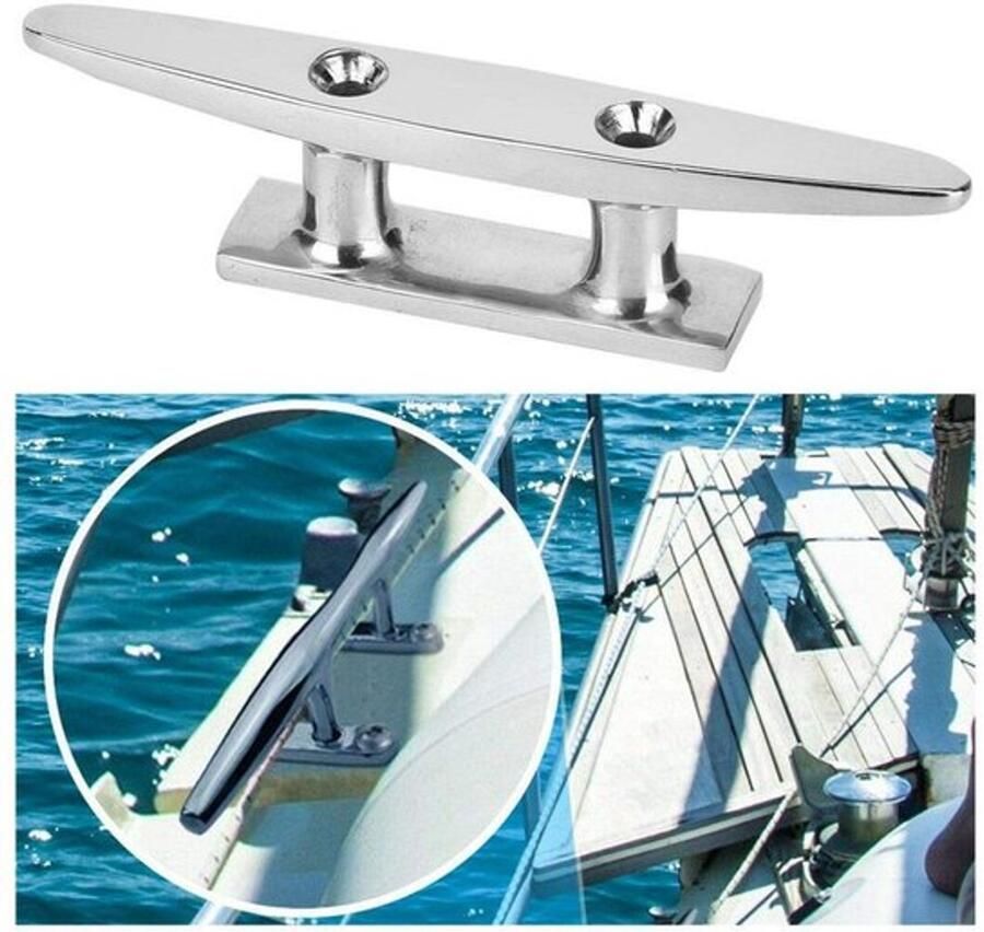 Dailygoody Bootschoenen Roestvrijstalen basisplaat Duurzaam en sterk 4 inch