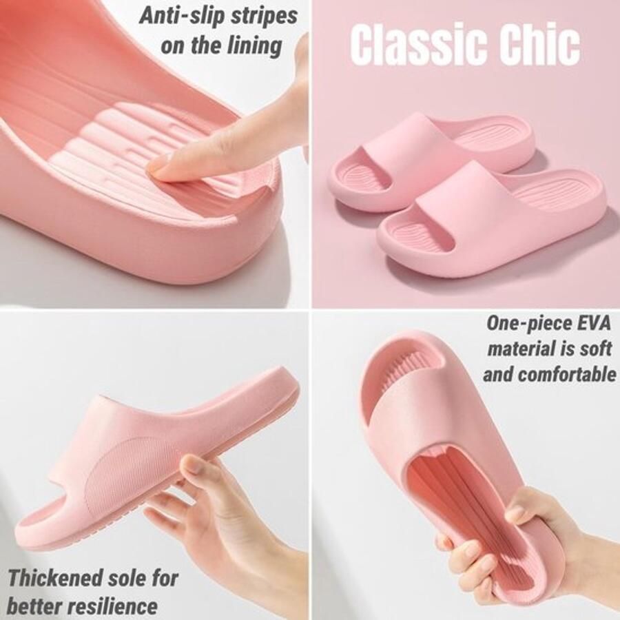 Dailygoody Comfortable light-weight slippers for women by