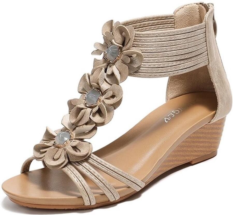Dailygoody Zomer Sandalen Dames Sandaal Elegante Sleehak