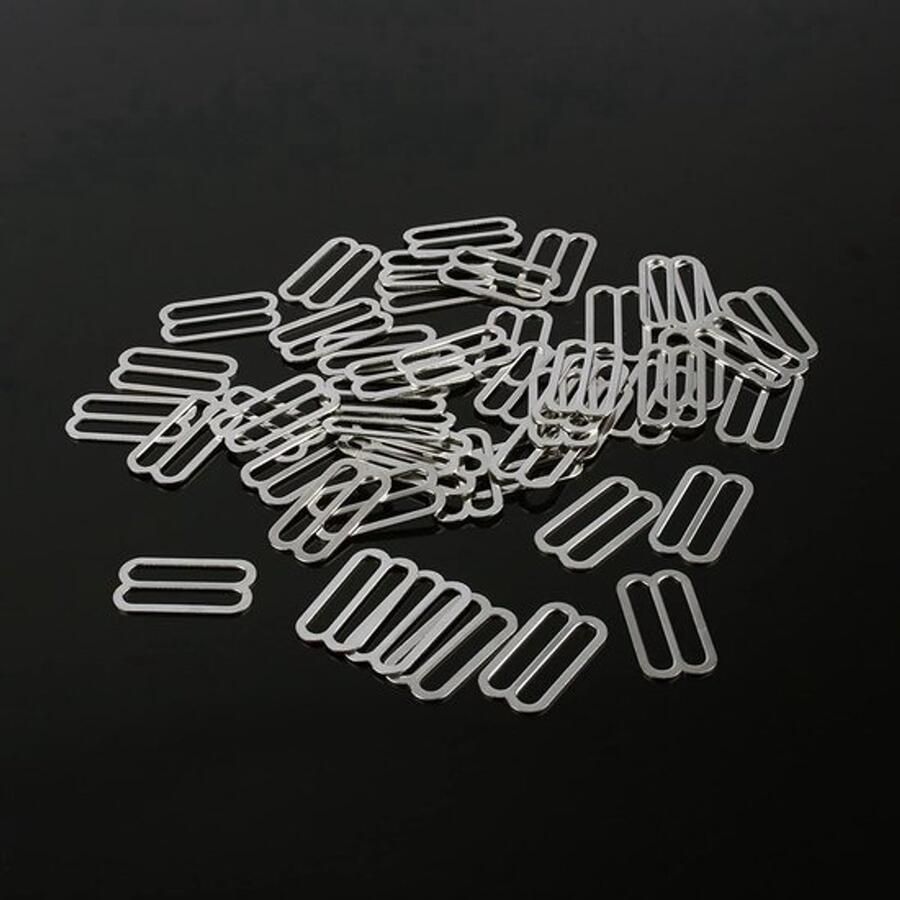 Dailygoody Geplateerde vliegengesp 50 sets vliegenclips