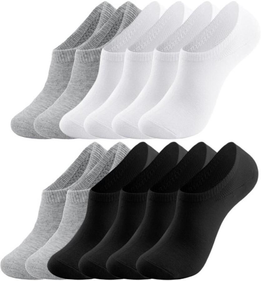 Dailygoody No Show sokken Antislip Onzichtbaar Katoenen
