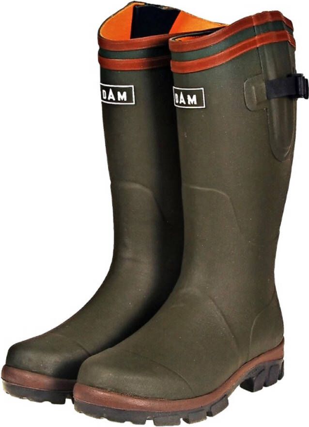 DAM Flex Neoprene Rubber Boots 43-8 Green Vislaarzen