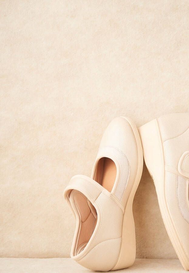 Damart Babies met klittenband Piedical Dames Beige