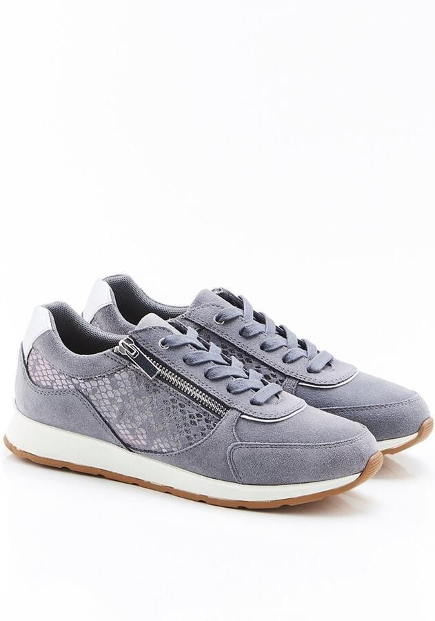 Damart Amortyl sneakers met dierenprintdetails Dames Grijs