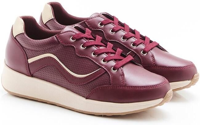 Damart Amortyl sneakers met glanzende details Dames Rood