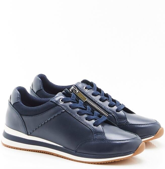 Damart Amortyl sneakers met zigzagmotief Dames Blauw