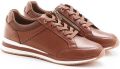 Damart Amortyl sneakers met zigzagmotief Dames Bruin - Bruin