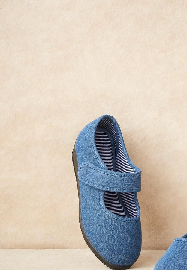 Damart Babies met denimeffect Dames Blauw