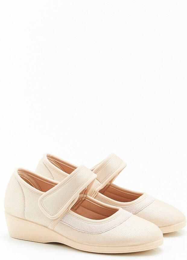 Damart Babies met klittenband Piedical Dames Beige - Foto 2