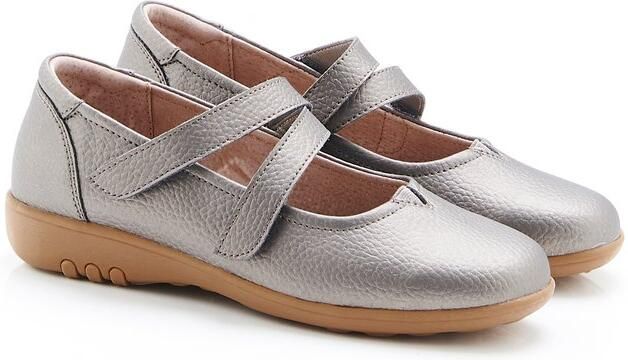 Damart Babyschoenen Amortyl met klittenbandsluiting Dames Zilverkl