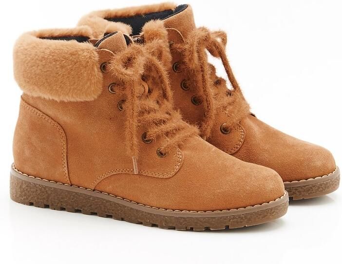 Damart Gevoerde Thermolactyl boots Dames Bruin