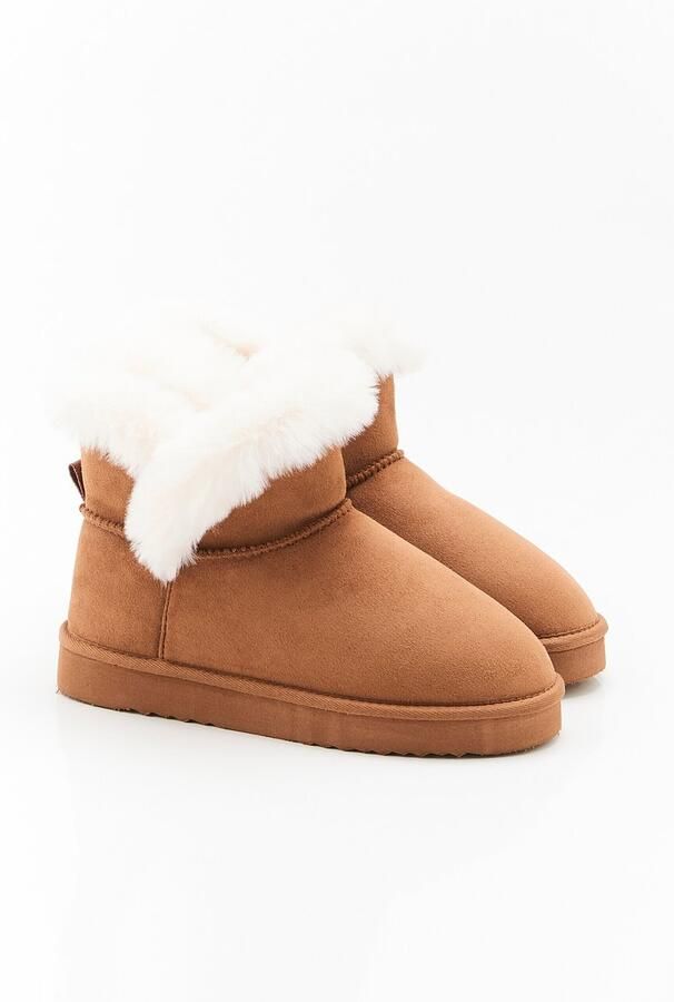 Damart Imitatiebonten Thermolactyl pantoffels Dames Bruin