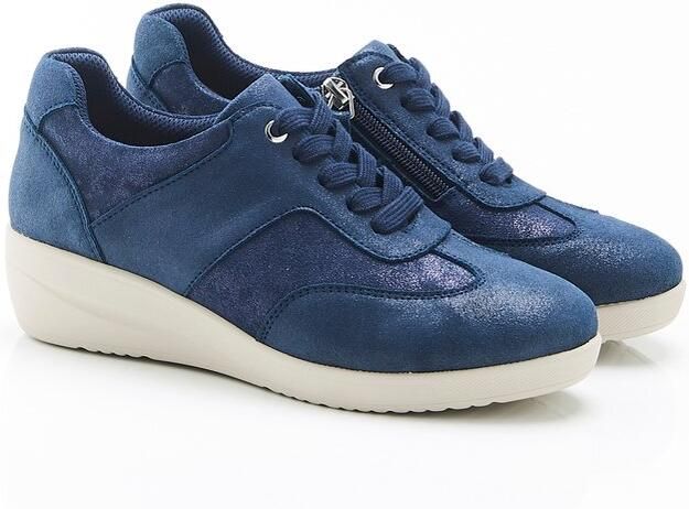 Damart Iriserende Amortyl derbieschoenen Dames Blauw