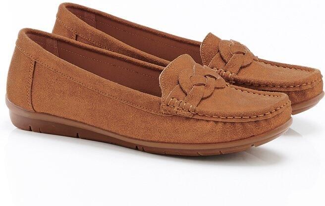 Damart Mocassins Climatyl Dames Bruin