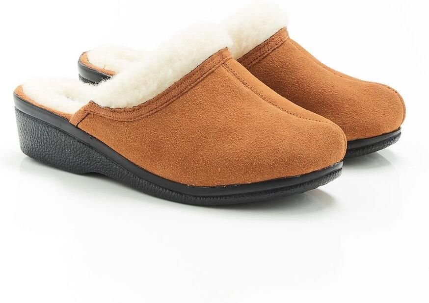 Damart Muiltjes met binnenkant van zuiver wol Dames Bruin - Foto 2