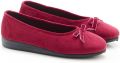 Damart Pantoffels met fluweellook Dames Rood - Rood