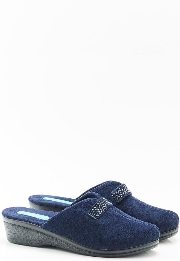 Damart Piedical muiltjes met sleehak Dames Blauw