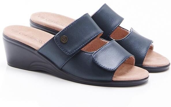 Damart Piedical muiltjes met volledige opening Dames Blauw