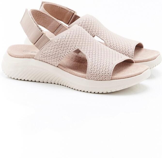 Damart Sandalen elastische mesh Amortyl Dames Bruin