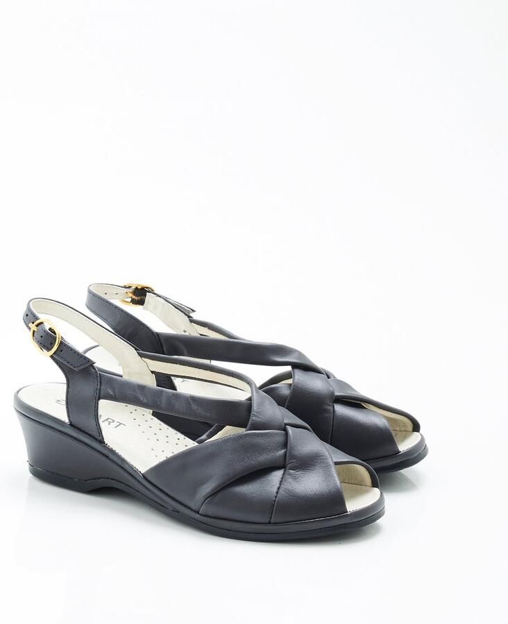 Damart Sandalen met California Piedical structuur Dames Blauw