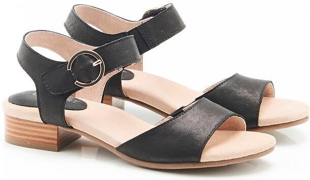 Damart Sandalen met klittenbandsluiting Dames Zwart