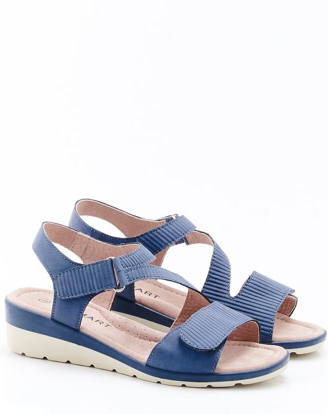Damart Sandalen met sleehak Amortyl Dames Blauw