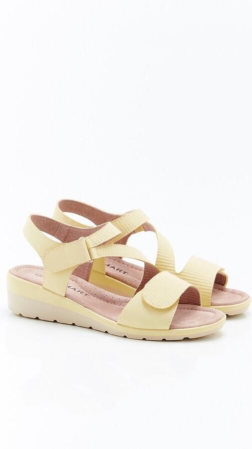 Damart Sandalen met sleehak Amortyl Dames Geel