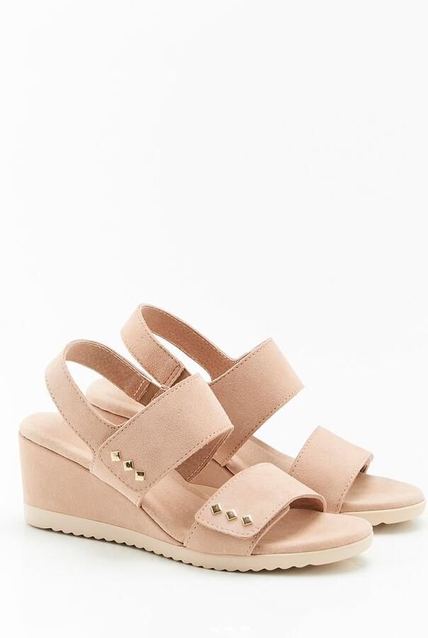 Damart Sandalen met sleehak Dames Beige