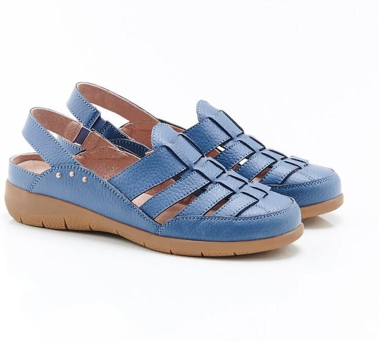 Damart Sandalen opengewerkt Amortyl Dames Blauw