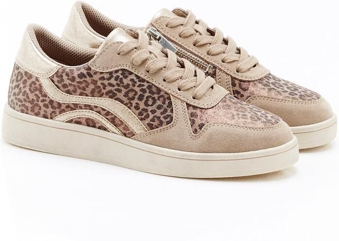 Damart Sneakers sleehak ritssluiting Amortyl Dames Bruin