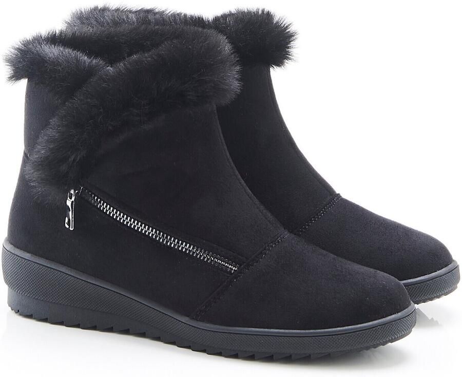 Damart Thermolactyl laarzen met rits aan de zijkant Dames Blauw