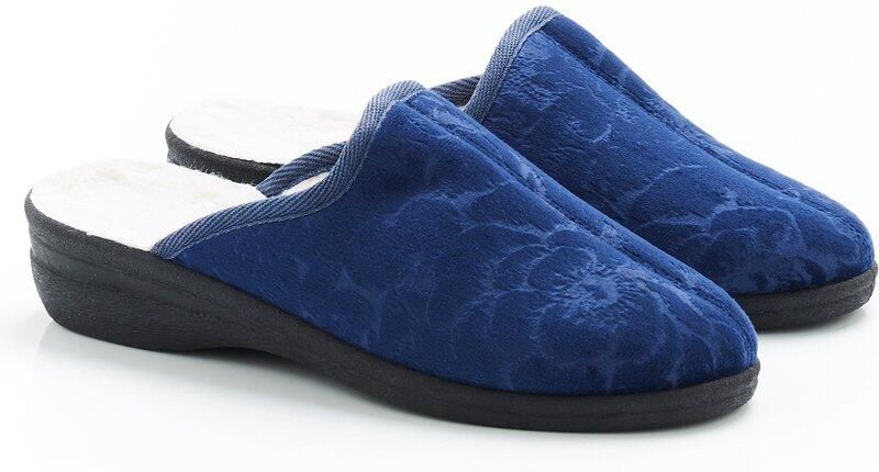 Damart Thermolactyl muiltjes met getextureerd effect Dames Blauw